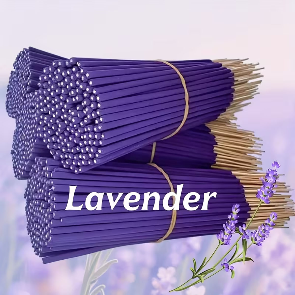 Home Fragrance Incense Sticks - Ароматические палочки премиум-класса с ароматом лаванды,
