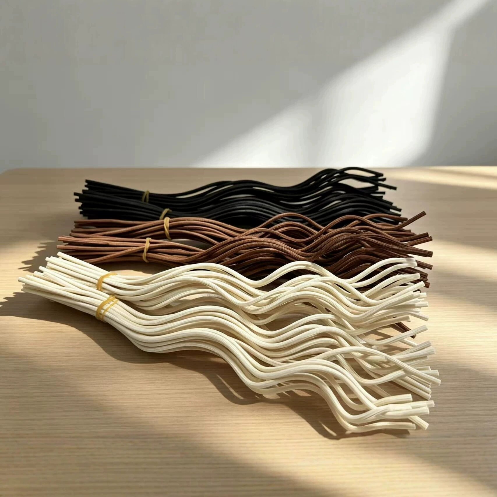 Home Fragrance Diffuser Sticks - 20 шт. длинных волнистых палочек из