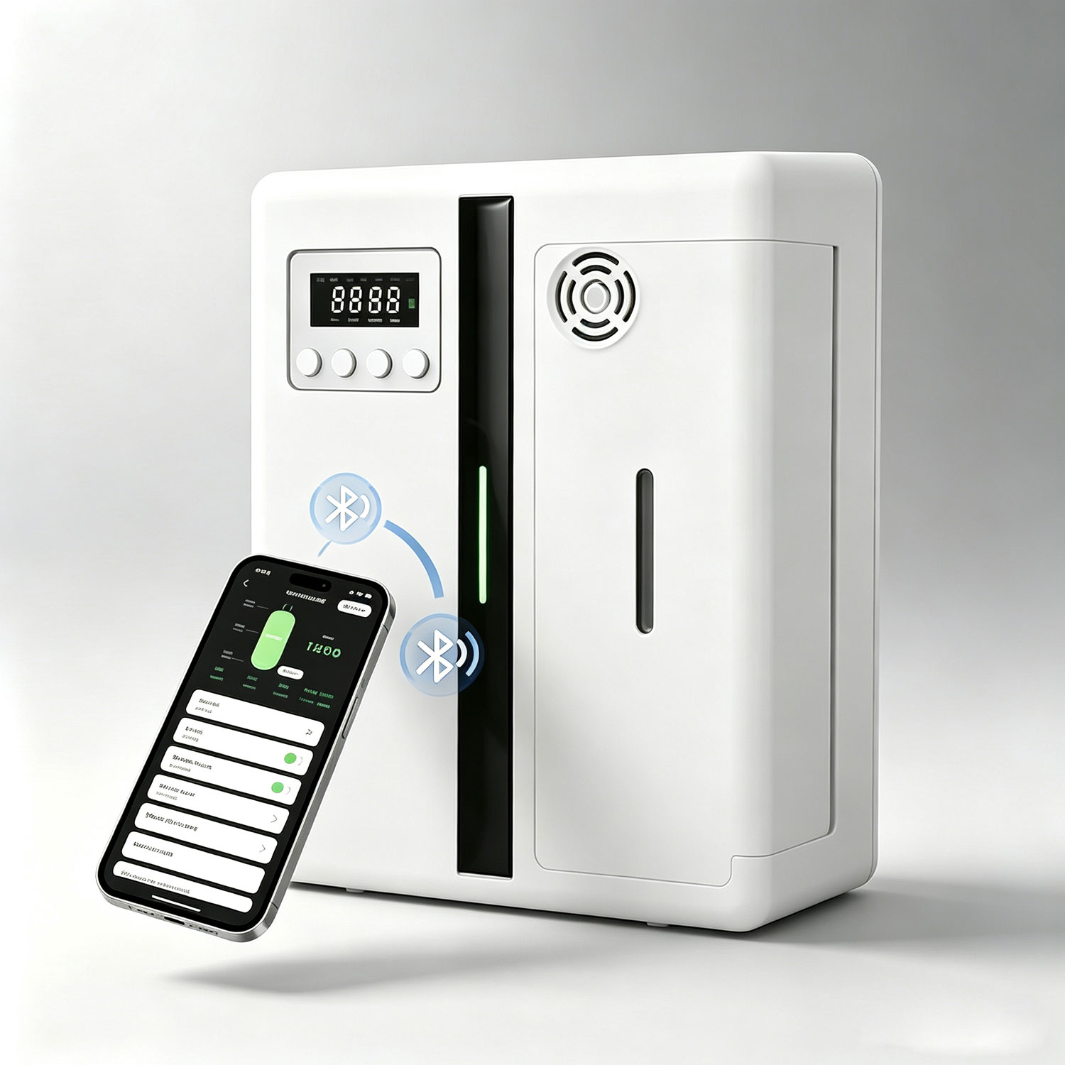 Home Fragrance With Essential Oils - Беспроводной аромадиффузор с управлением через Bluetooth-приложение,